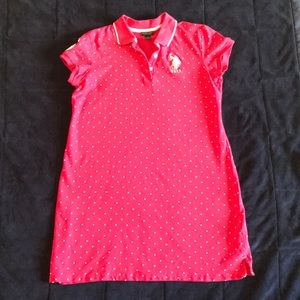 Polo hot pink dress